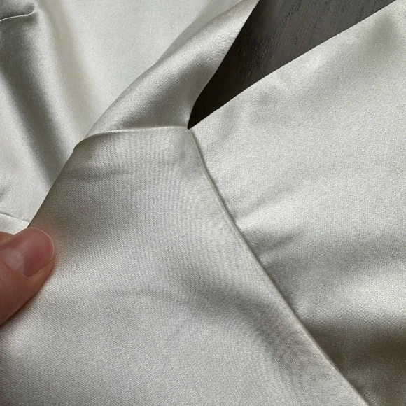 Reformation Margot Wedding Dress Gown Silk Satin Ivory Mermaid Train With Tags 6 - Picture 7 of 13